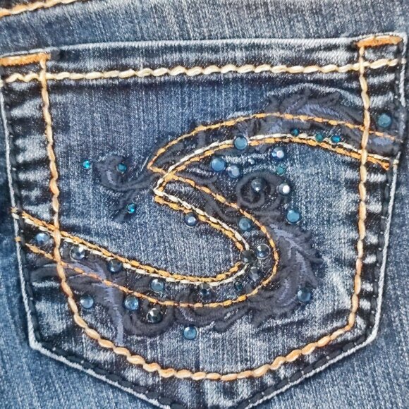 Silver Jeans Suki Jeggings stretchy denim blue women's size 26 - Picture 8 of 13